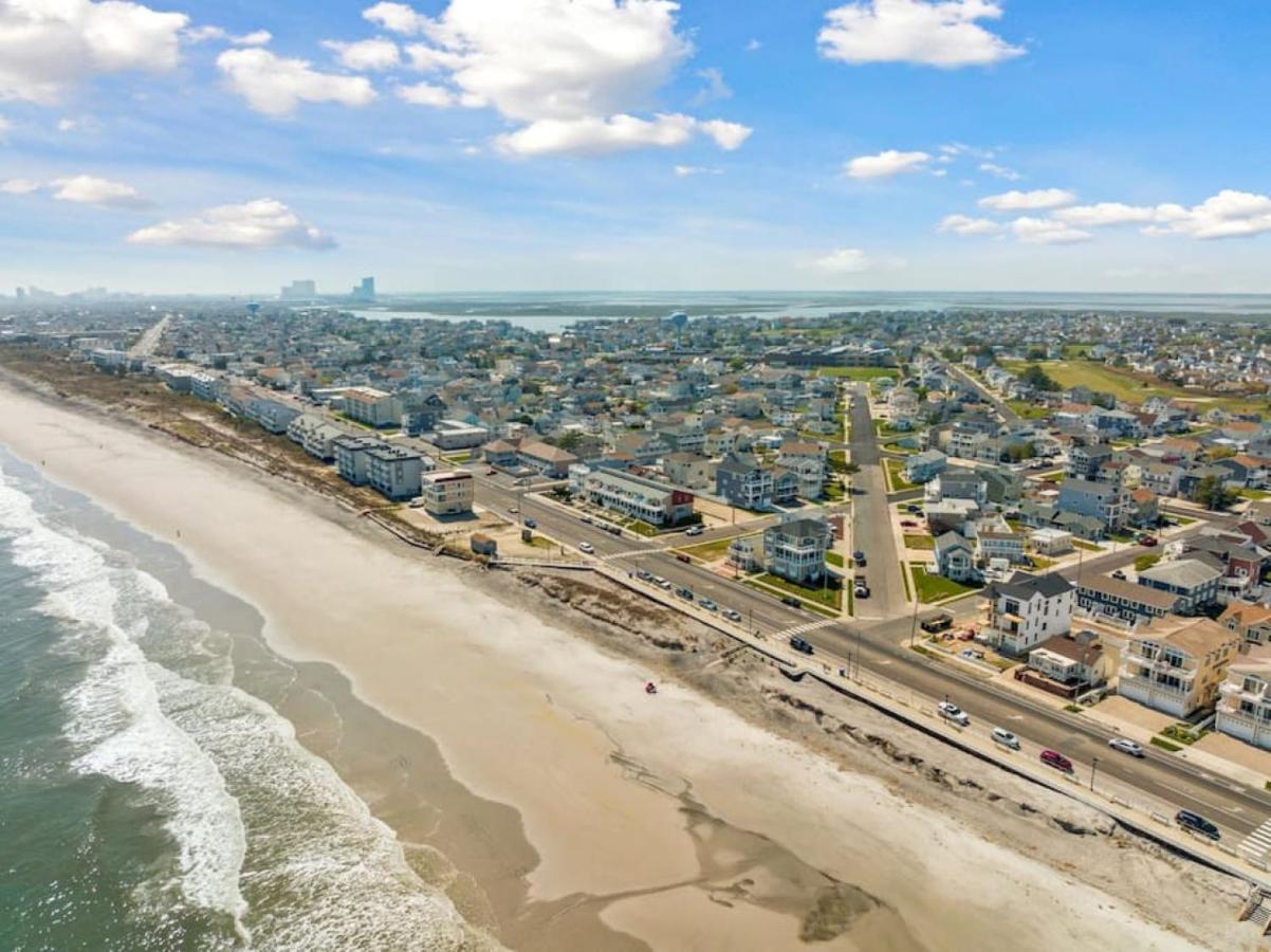 Beach Block Parking Modern Decor Porch Brigantine Exterior photo